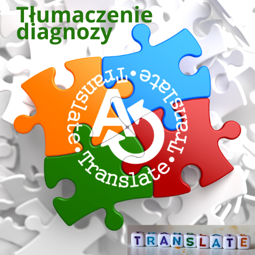 Tłumaczenie diagnozy na j. angielski